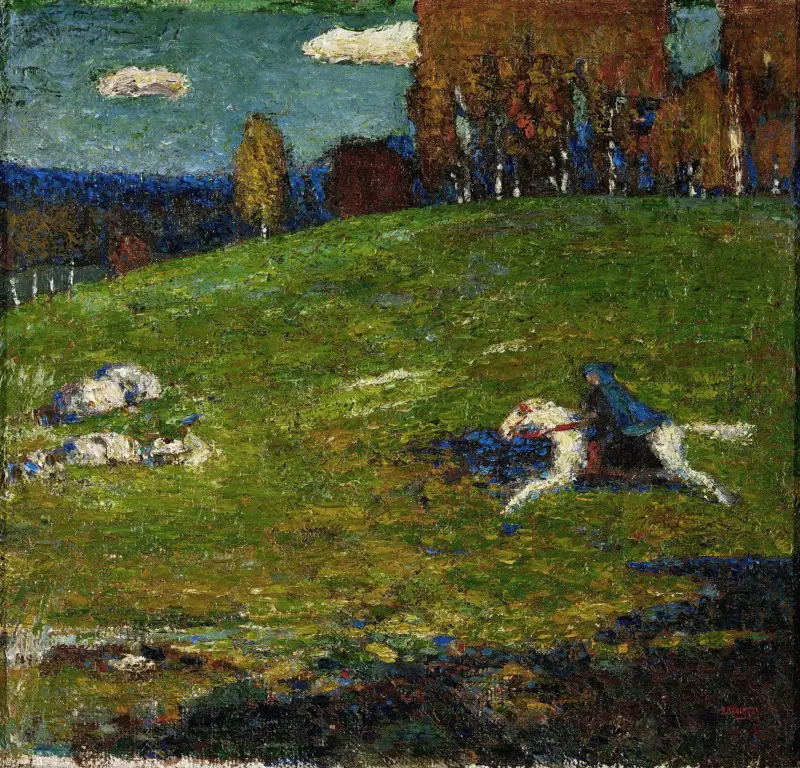 The Blue Rider by Wassily Kandinsky